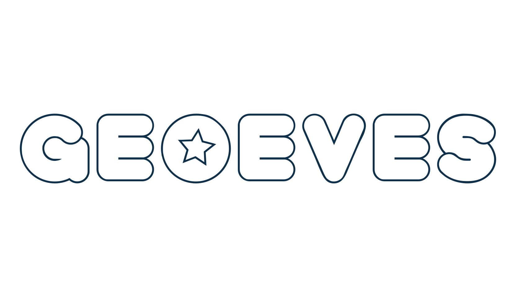 Geoeves, fancy groovy decorative font preview