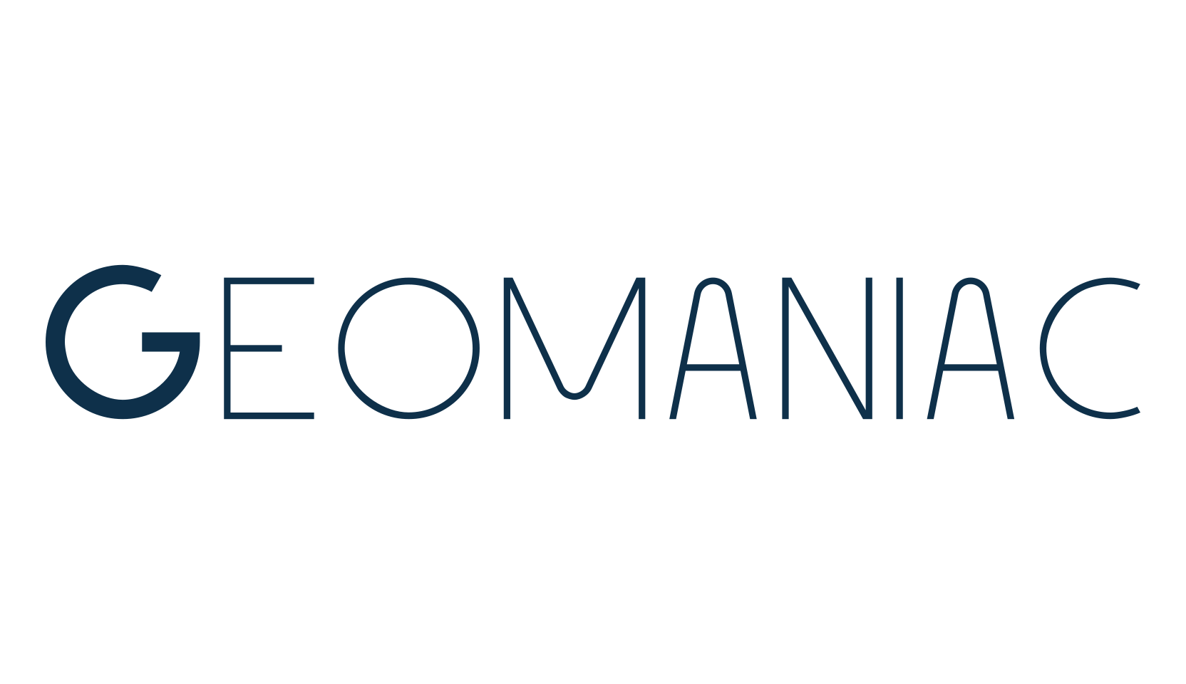 Geomaniac, basic sans serif font preview