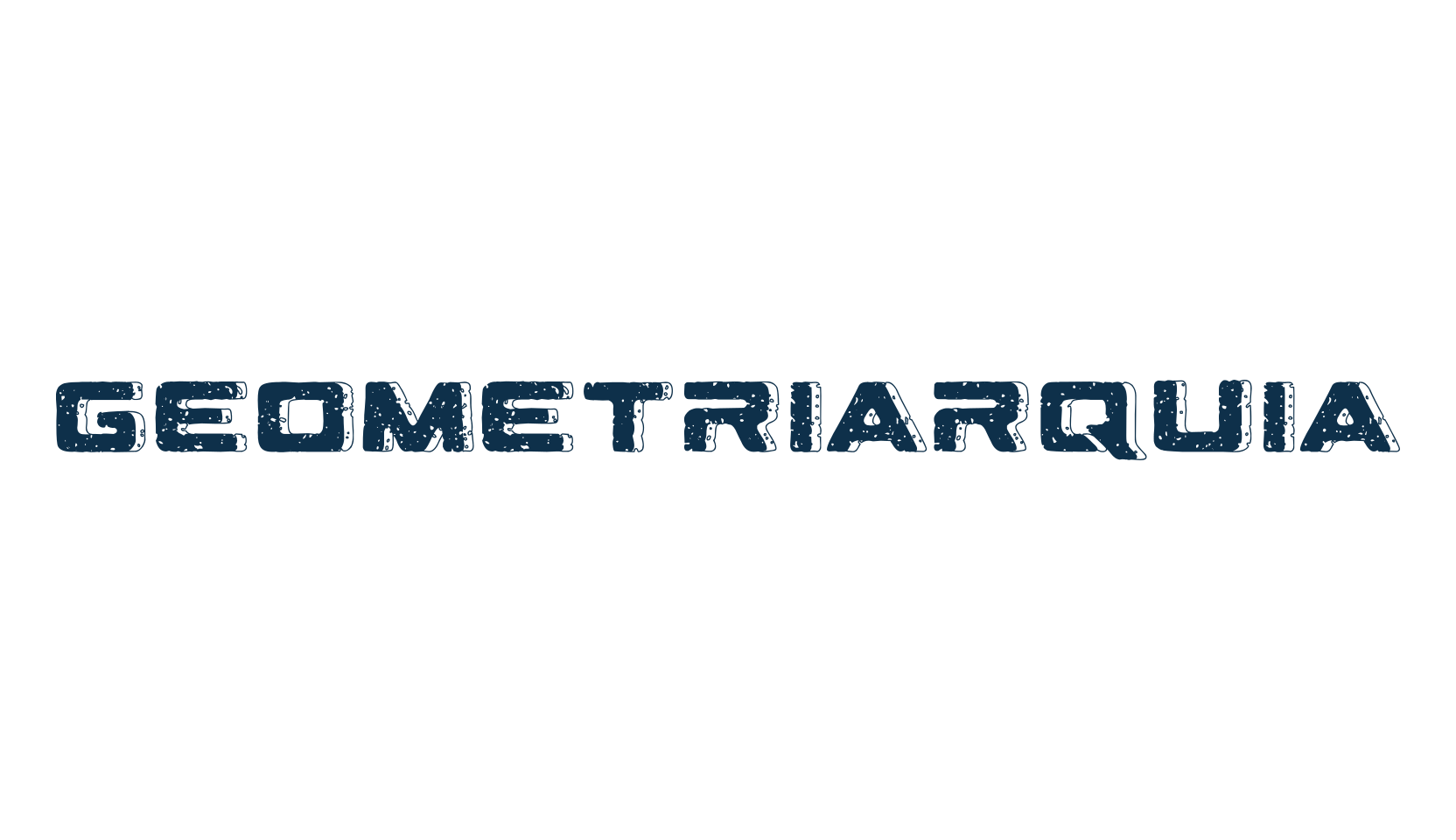 Geometriarquia, fancy decorative font preview