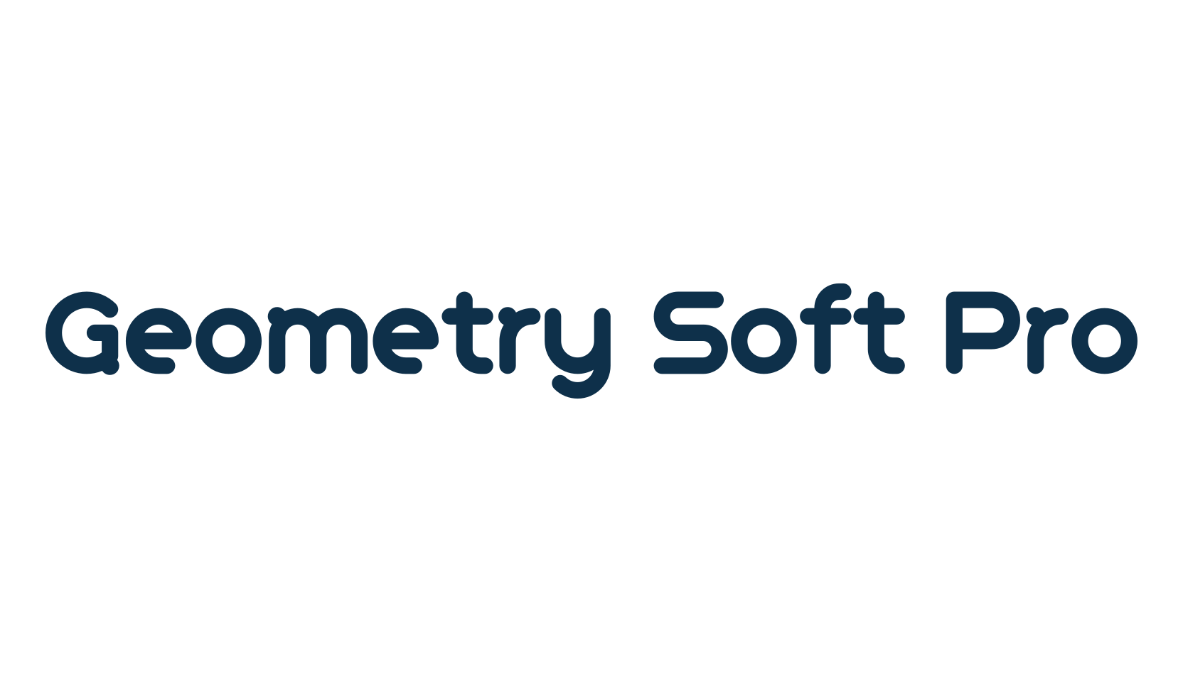 Geometry Soft Pro, fancy various basic font preview
