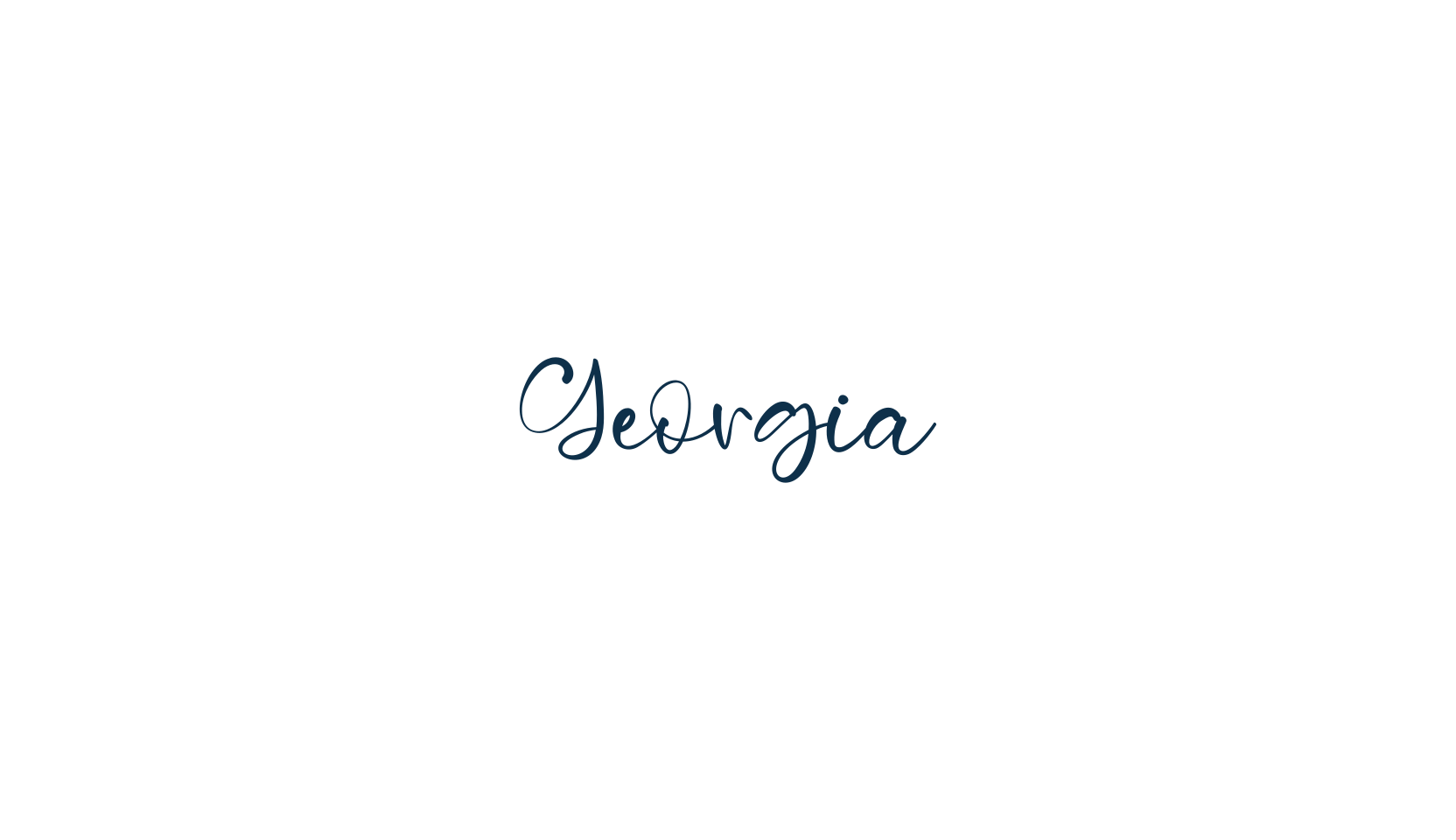Georgia (georgia-2), script handwritten fancy decorative calligraphy font preview