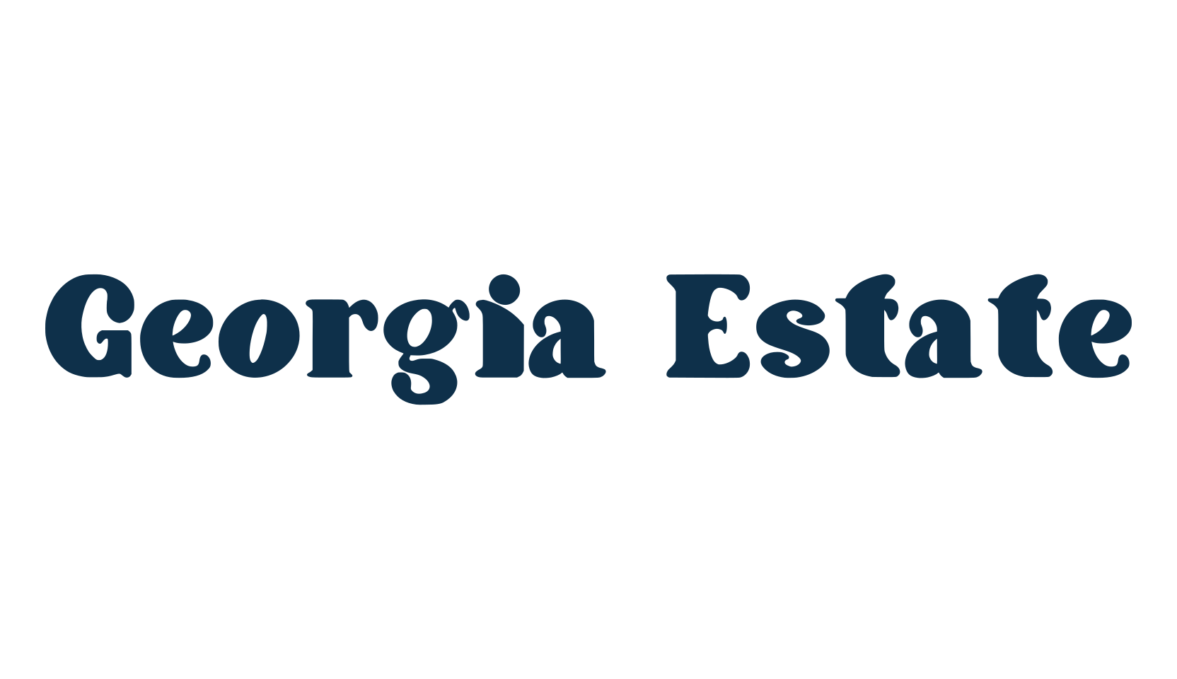 Georgia Estate, fancy retro decorative font preview