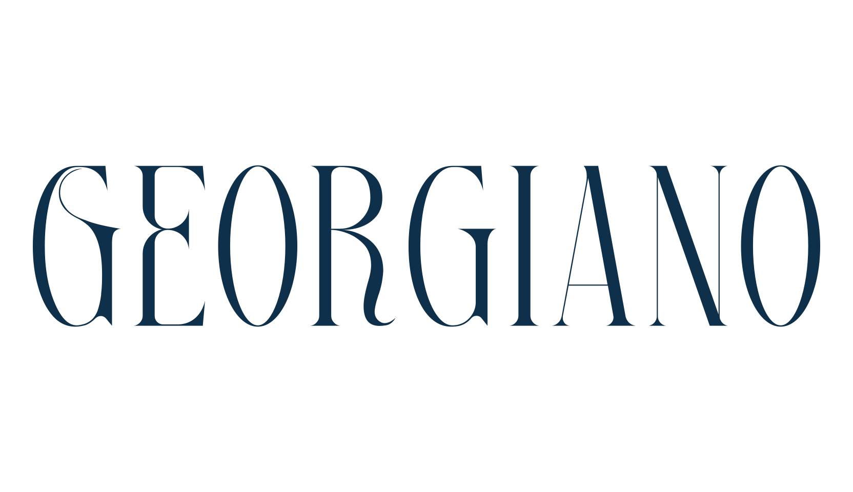 Georgiano, fancy retro decorative font preview