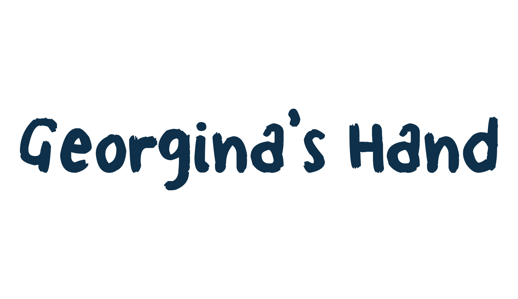 Georgina's Hand, handwriting font preview