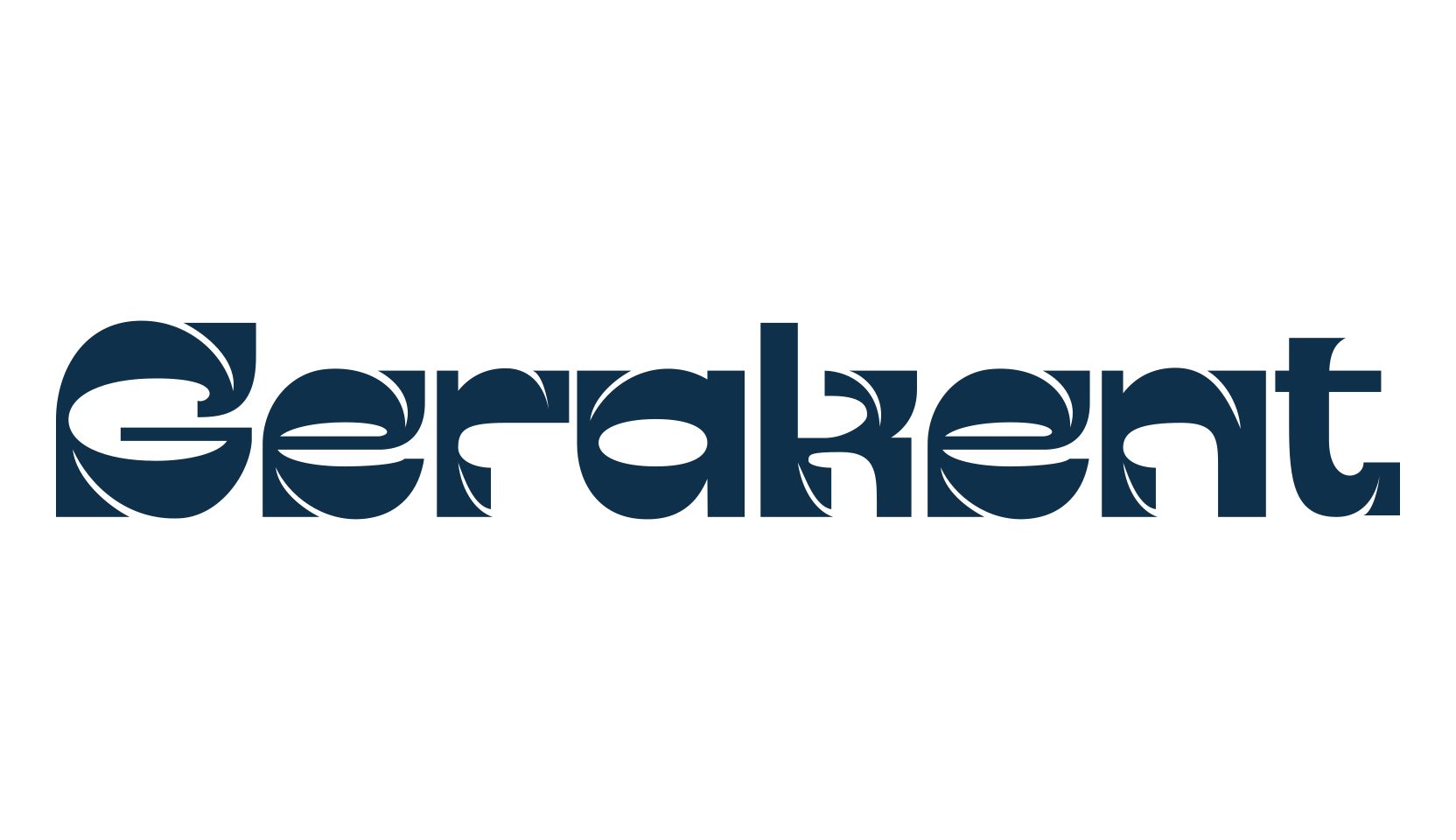 Gerakent, fancy groovy decorative font preview