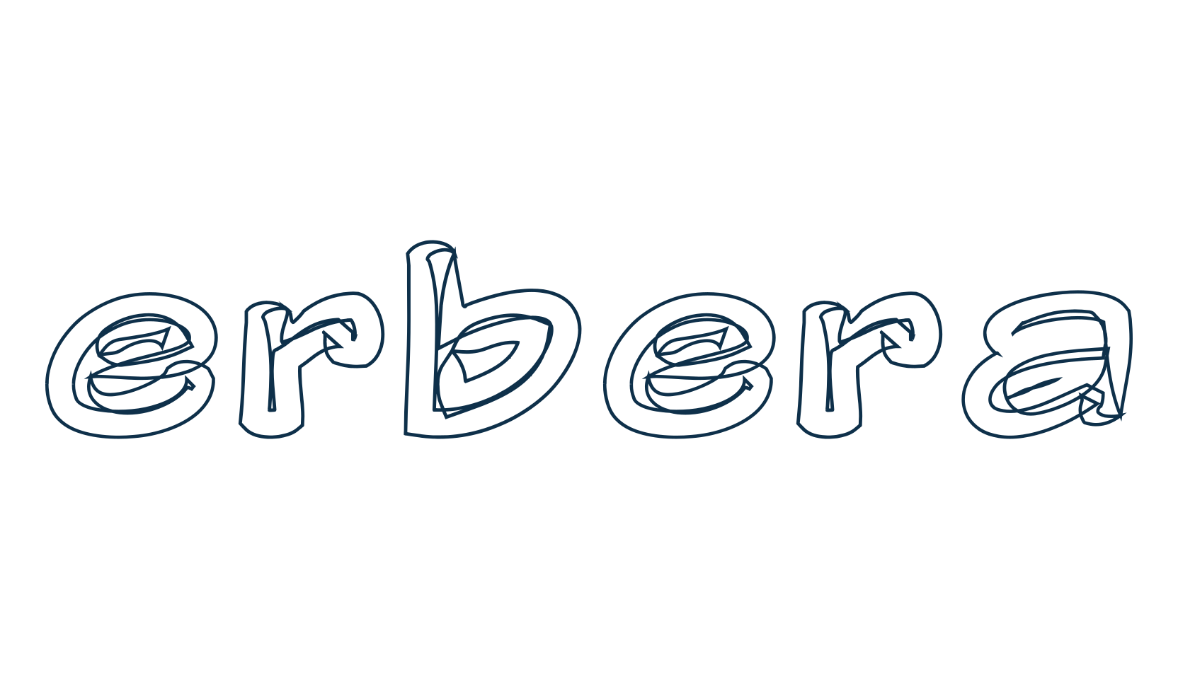Gerbera, fancy various decorative font preview