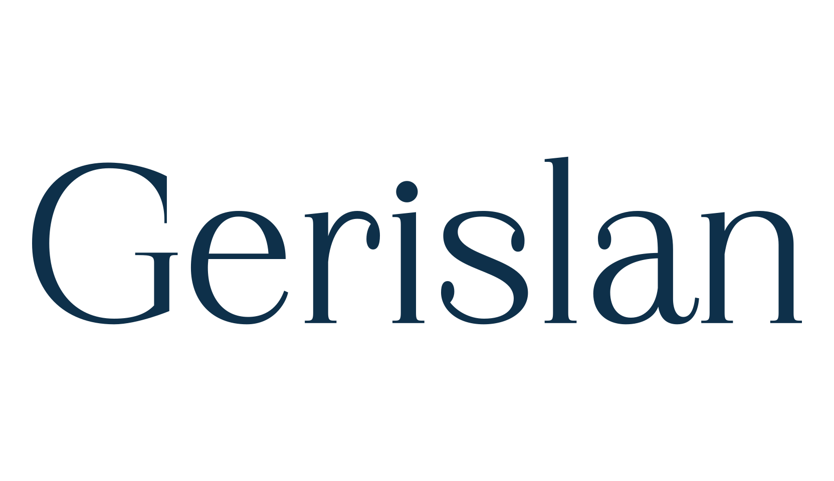 Gerislan, basic serif font preview