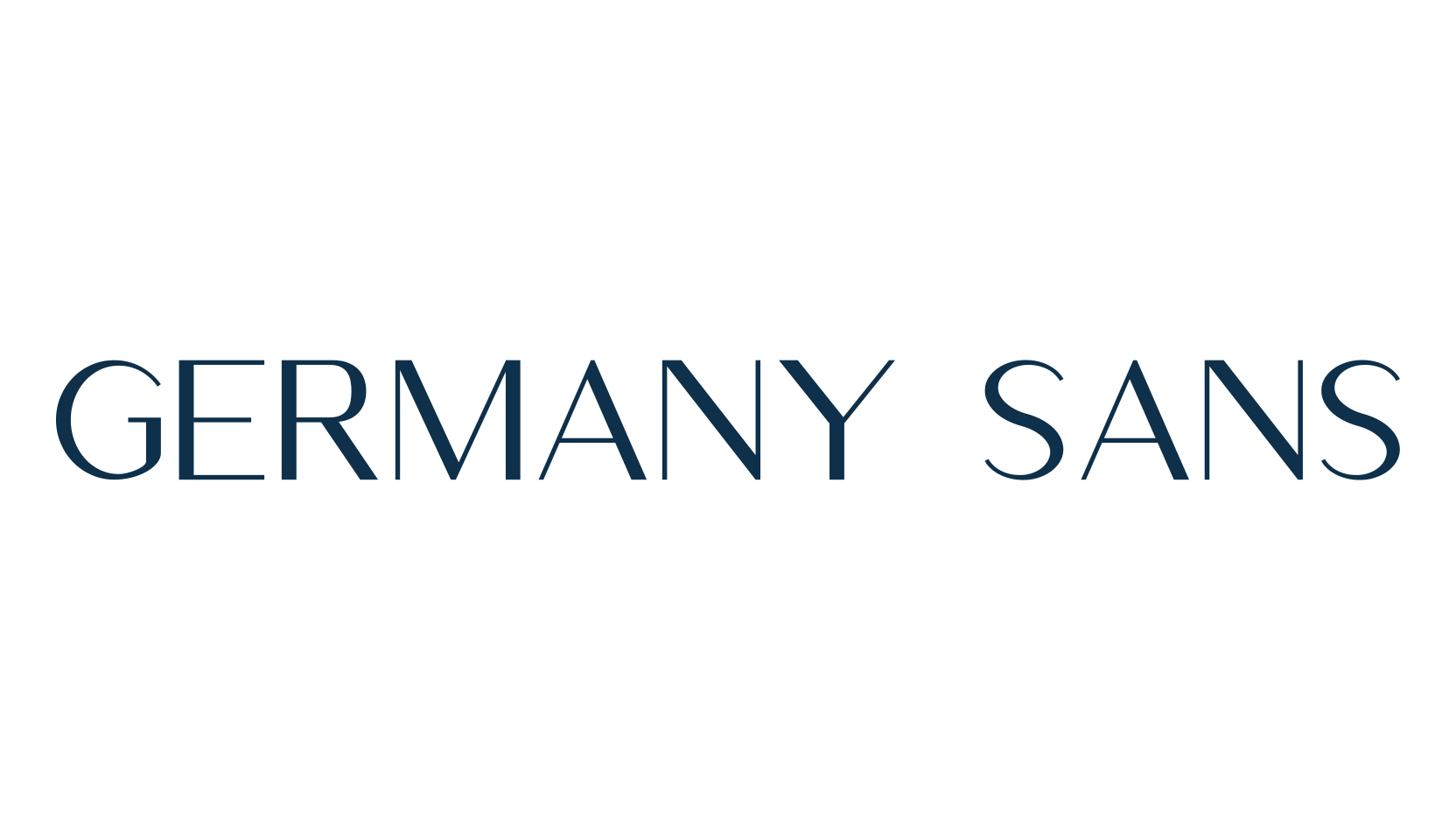 Germany Sans, sans serif font preview