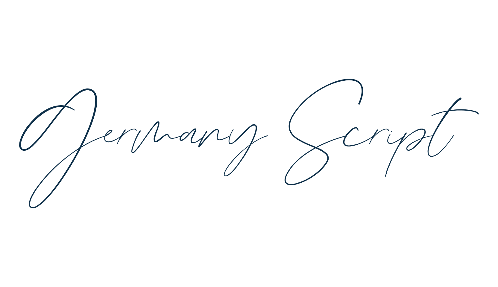 Germany Script, script handwritten fancy decorative calligraphy font preview