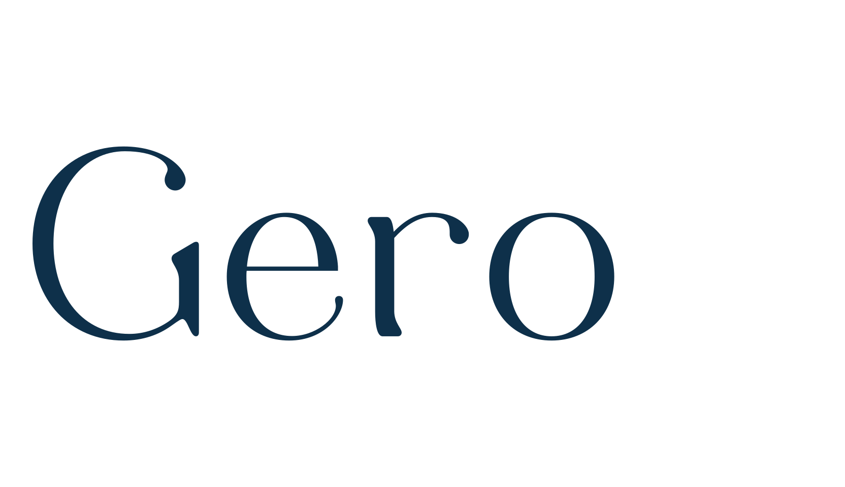 Gerola, basic serif font preview