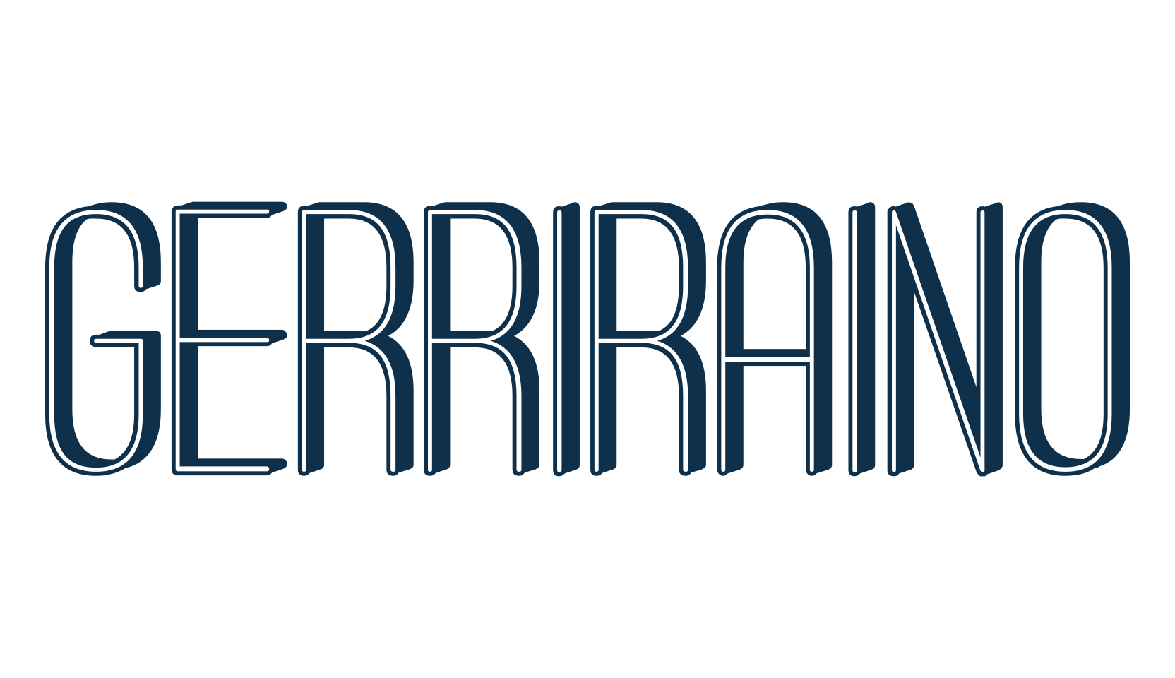 Gerriraino, various font preview