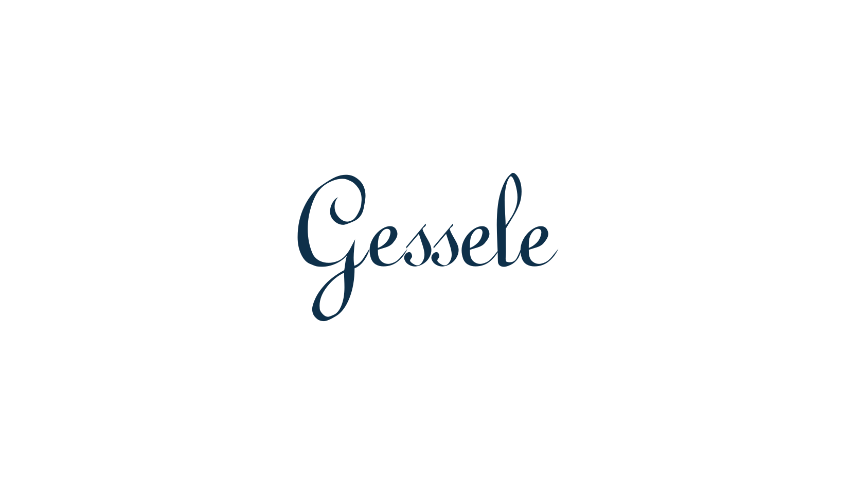 Gessele, fancy decorative font preview