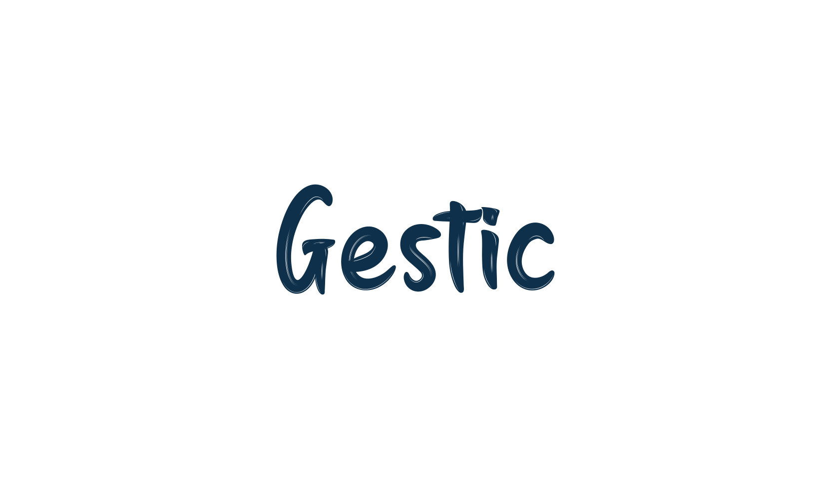 Gestic, script brush fancy decorative calligraphy font preview