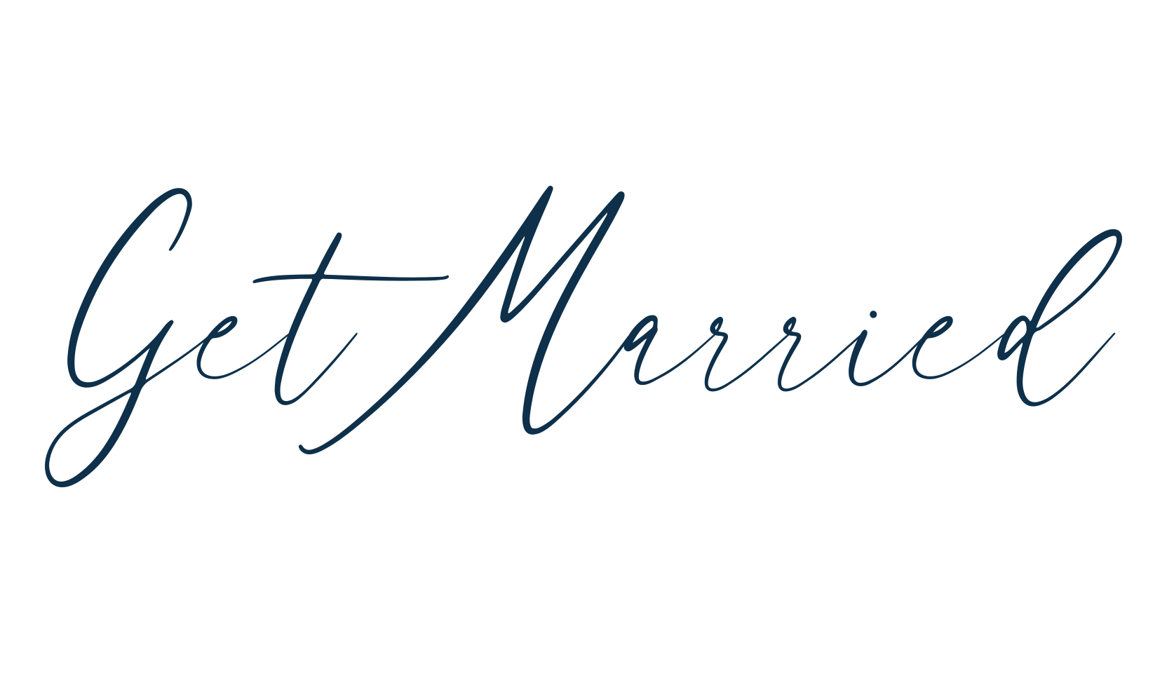 Get Married, script calligraphy fancy decorative font preview