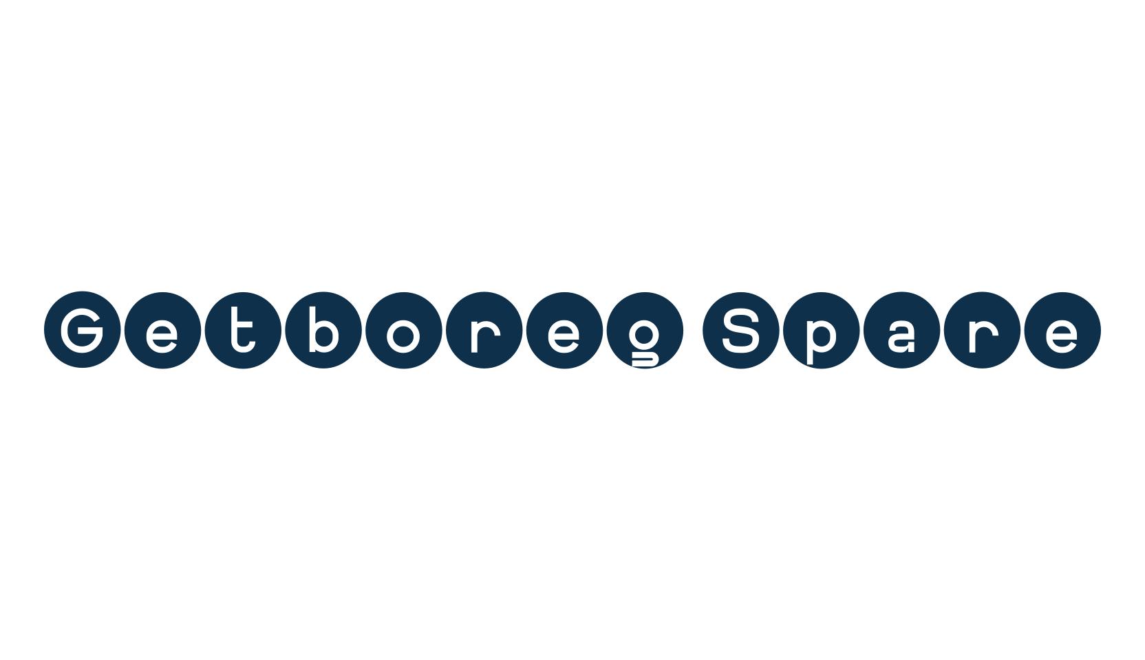 Getboreg Spare, decorative font preview