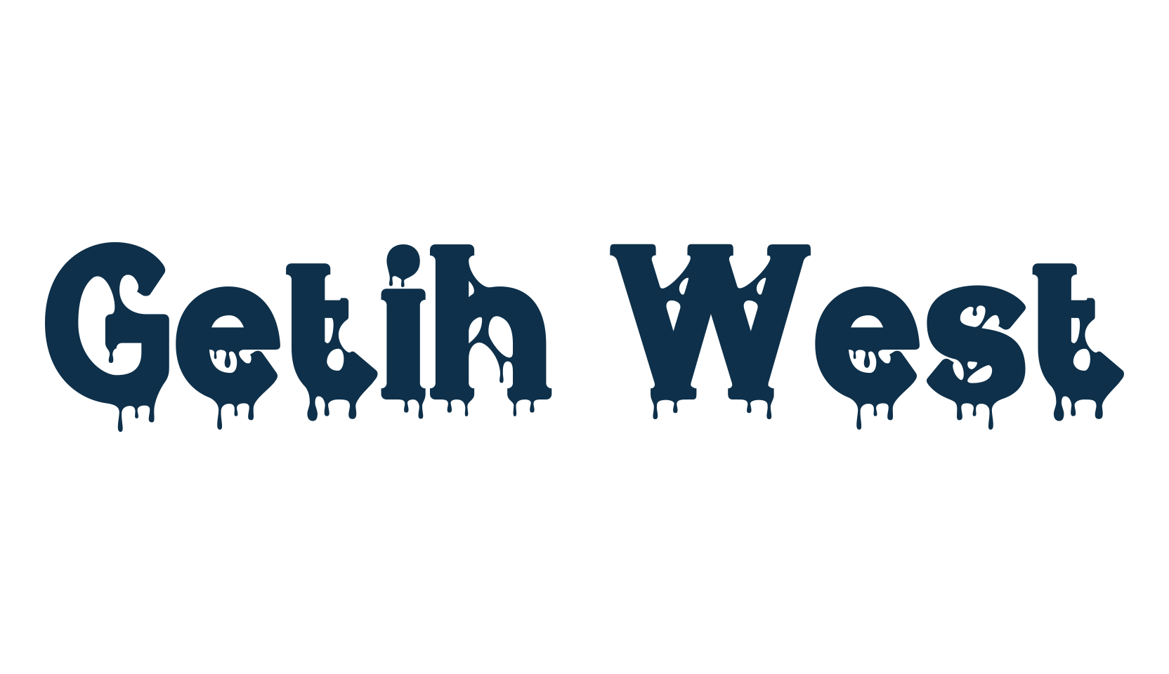 Getih West, display market font preview