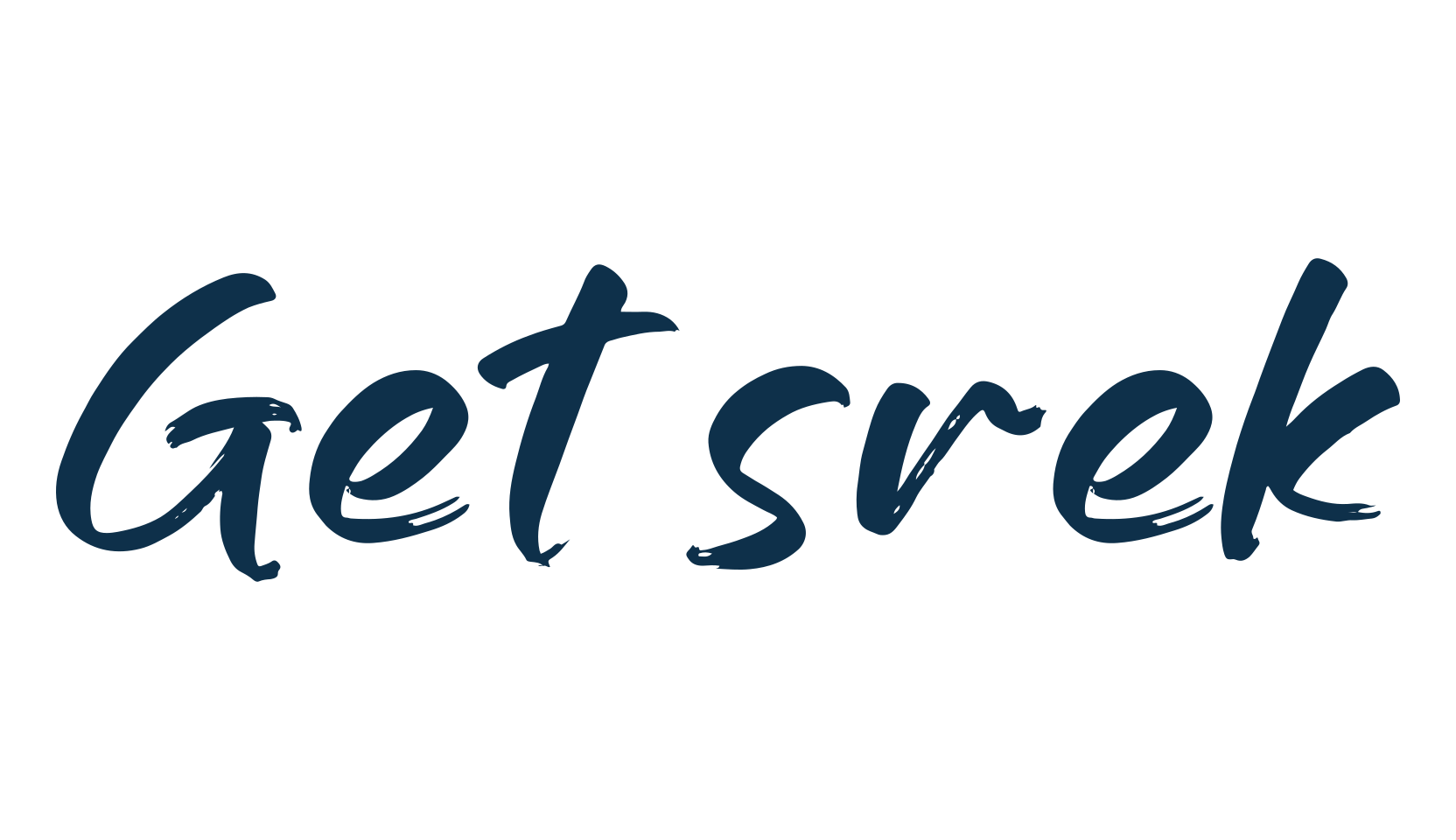 Getsrek, script brush fancy decorative calligraphy font preview