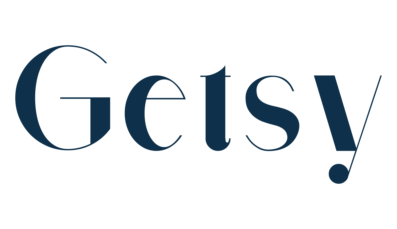 Getsy, retro font preview