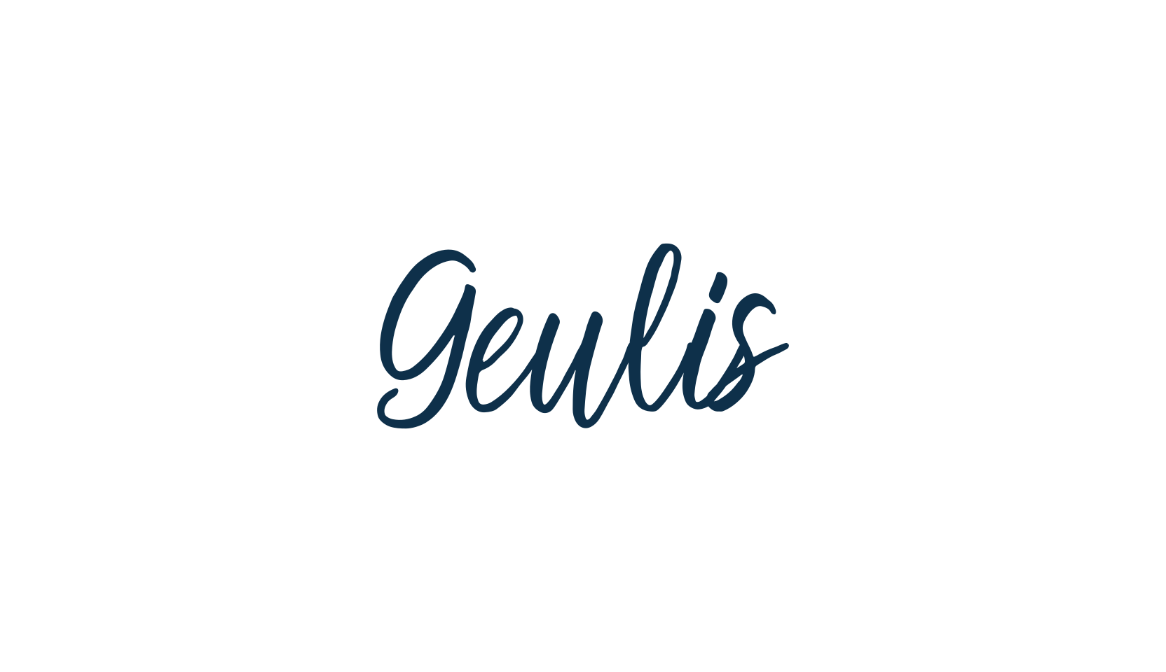 Geulis, handwriting font preview