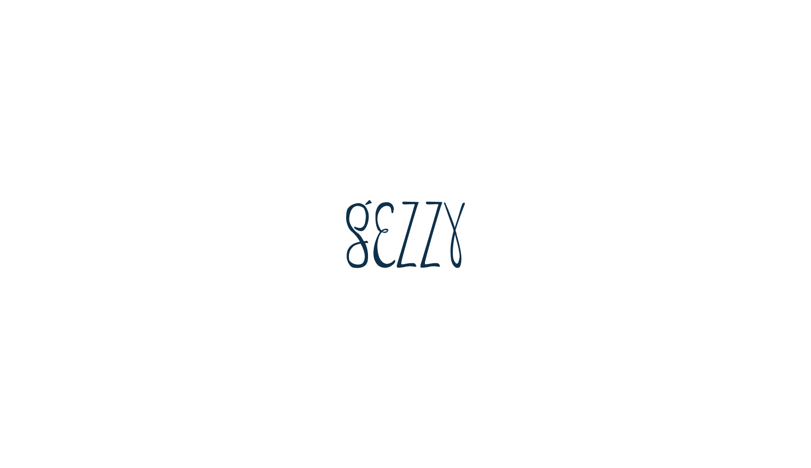 Gezzy, fancy various decorative font preview