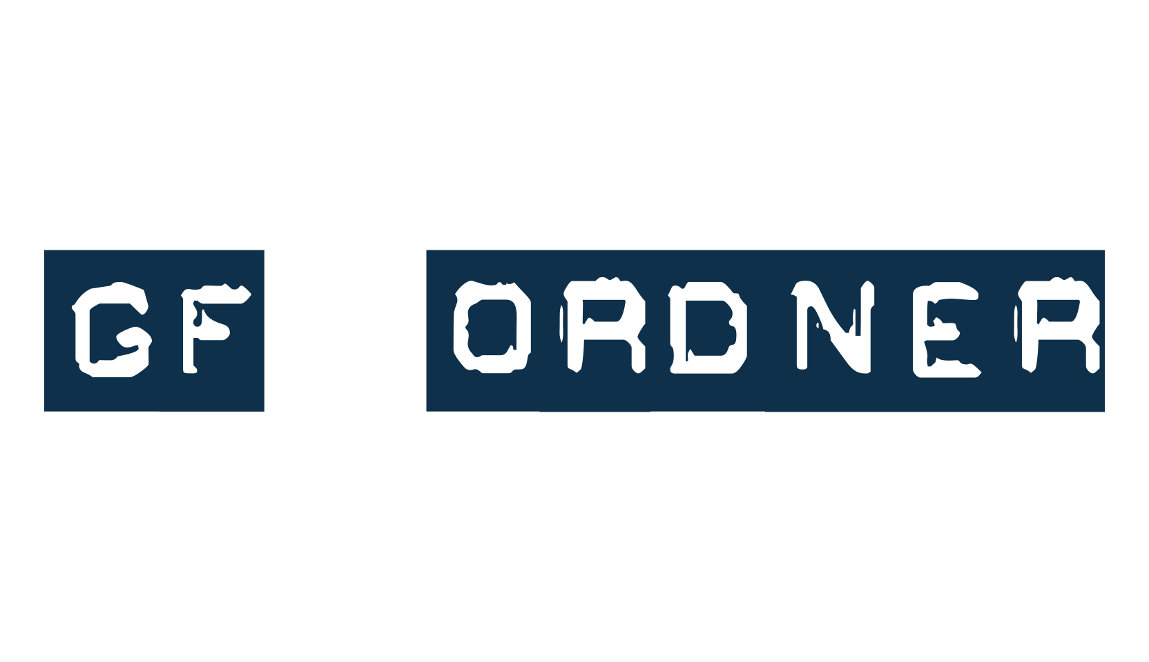 GF Ordner, fancy decorative font preview