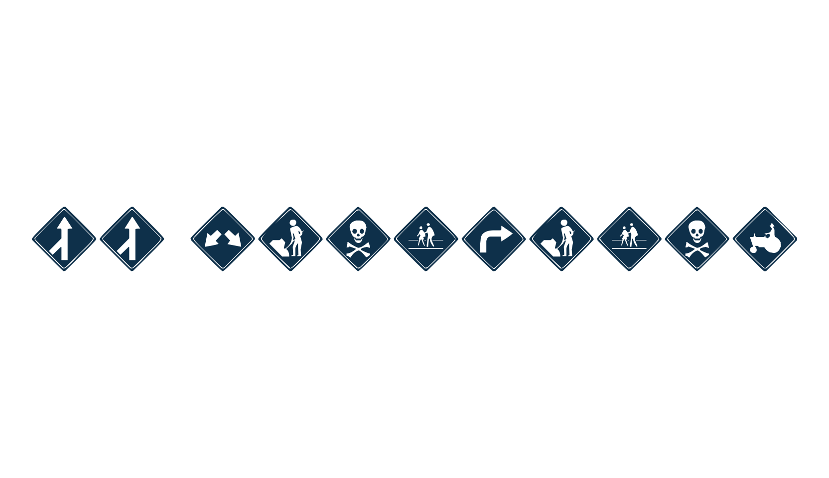 GG SignDings, fancy decorative font preview