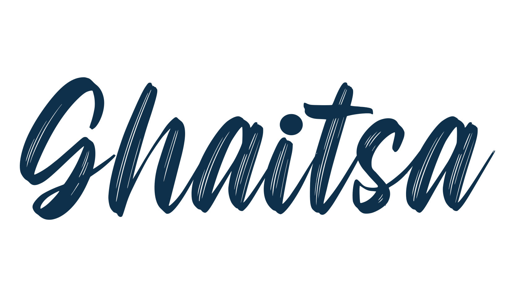 Ghaitsa (ghaitsa), script brush fancy decorative calligraphy font preview
