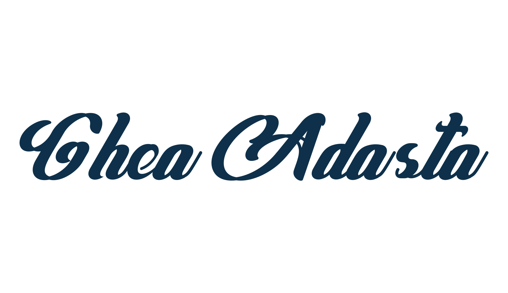Ghea Adasta, various font preview
