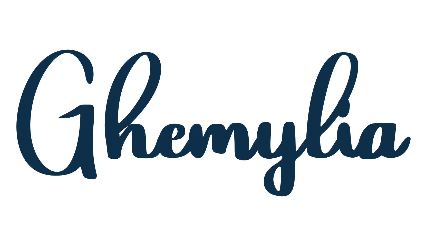 Ghemylia, fancy decorative font preview