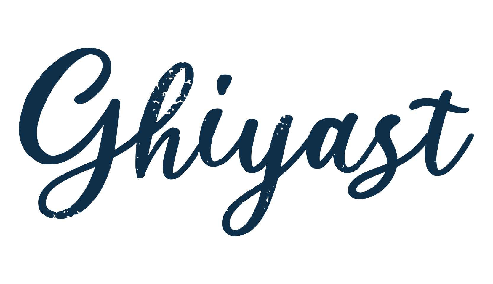 Ghiyast, script calligraphy fancy decorative font preview