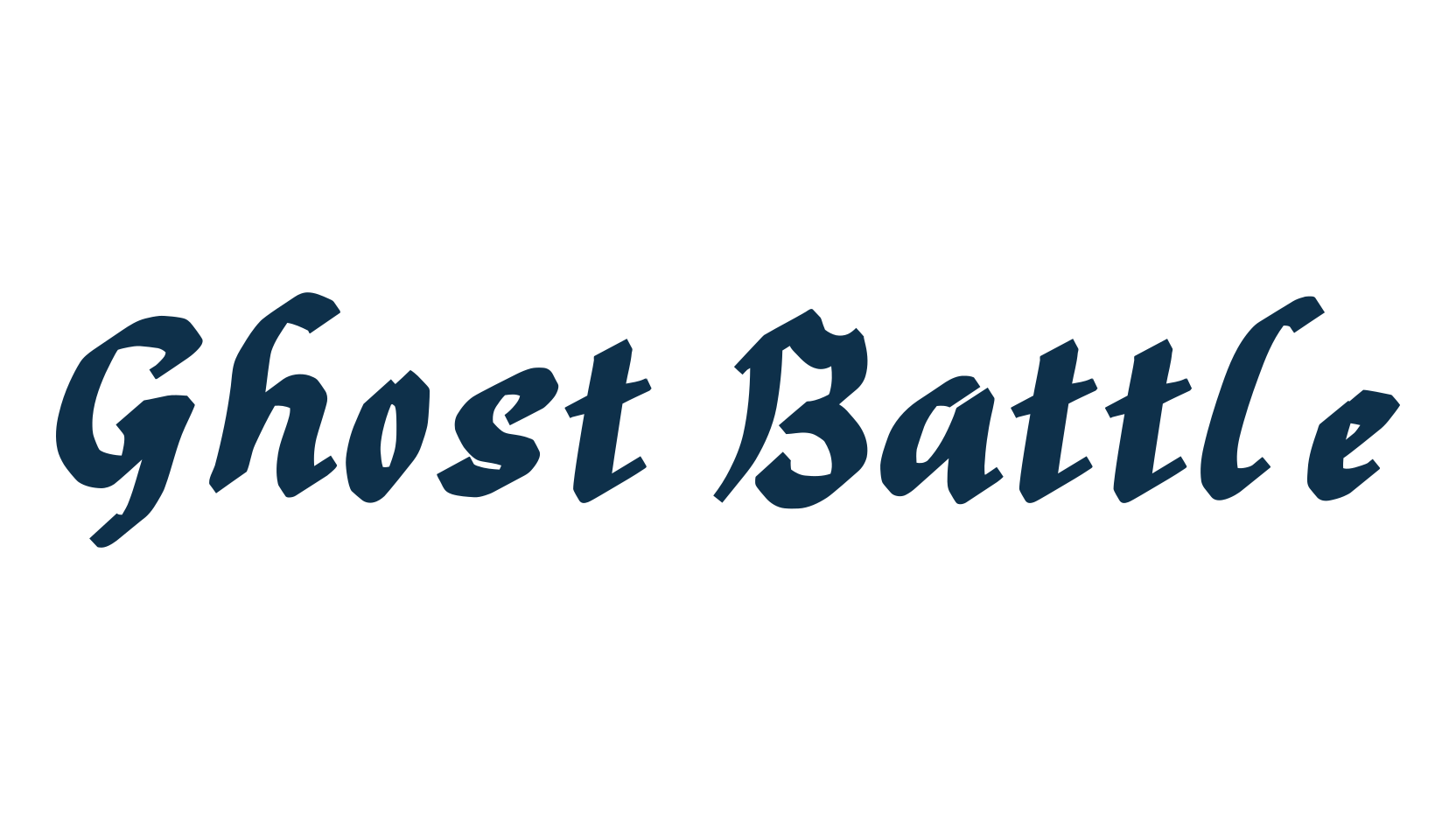 Ghost Battle, various font preview