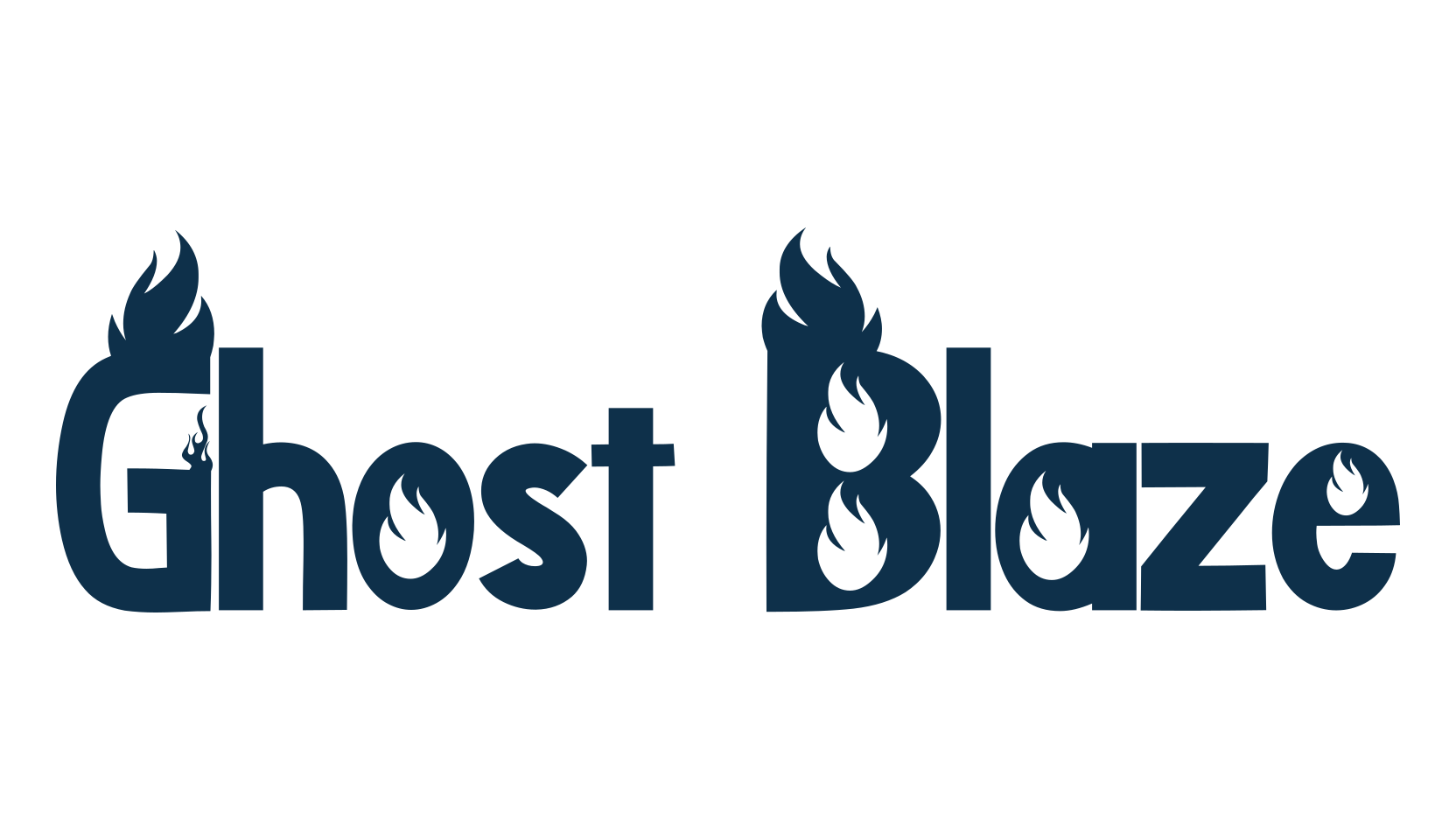 Ghost Blaze, halloween font preview