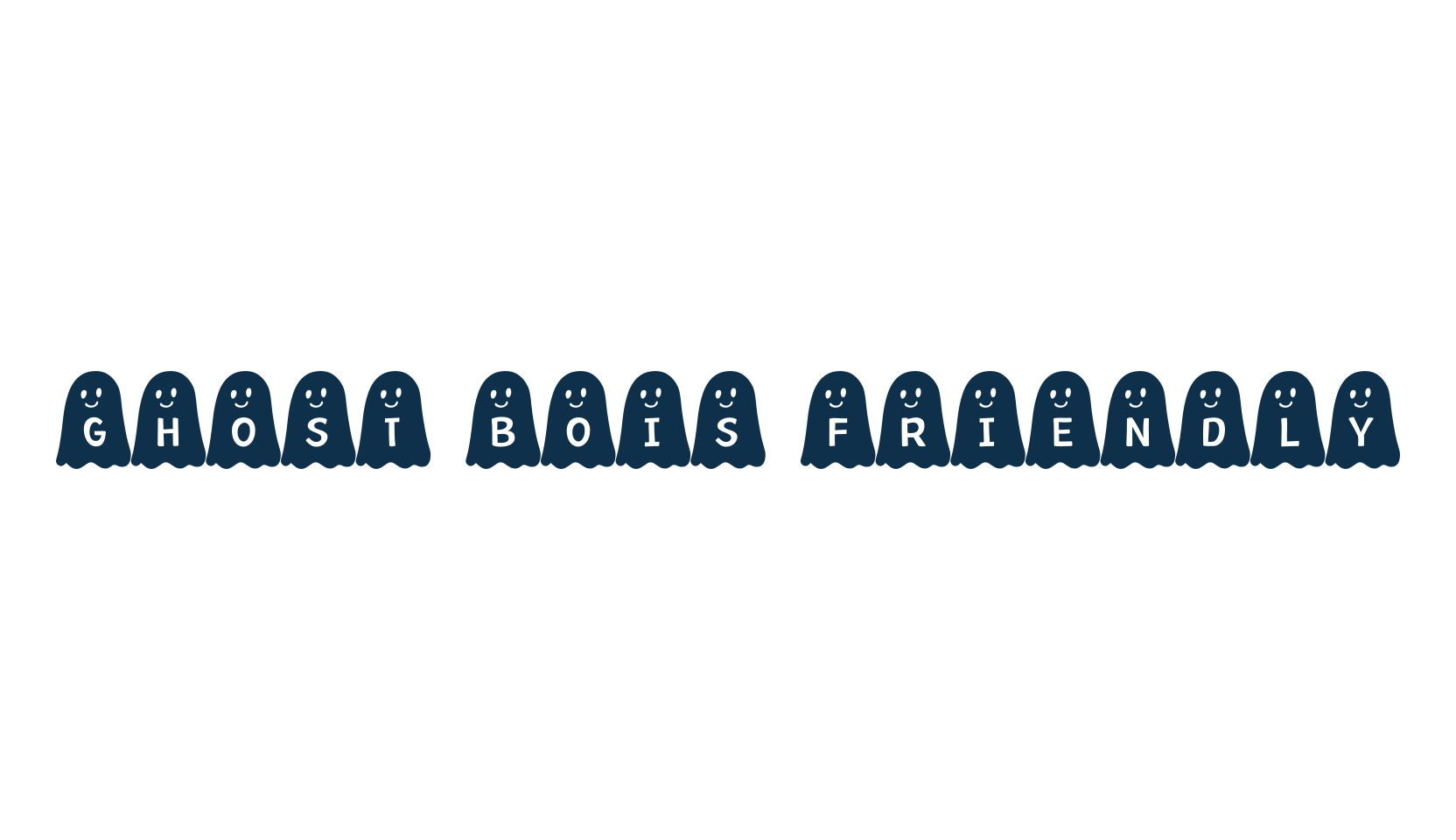 Ghost Bois Friendly, fancy decorative font preview