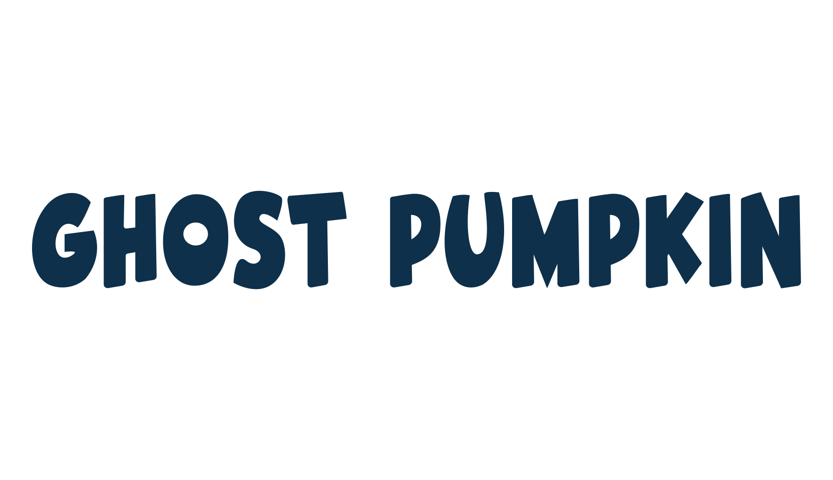 Ghost Pumpkin, fancy decorative font preview