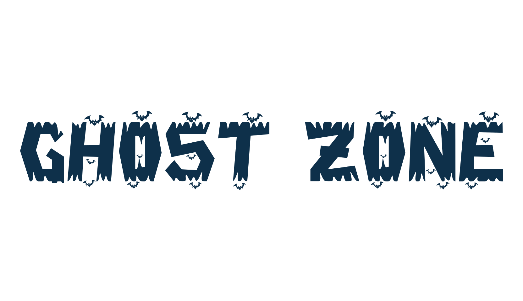 Ghost Zone, fancy decorative font preview