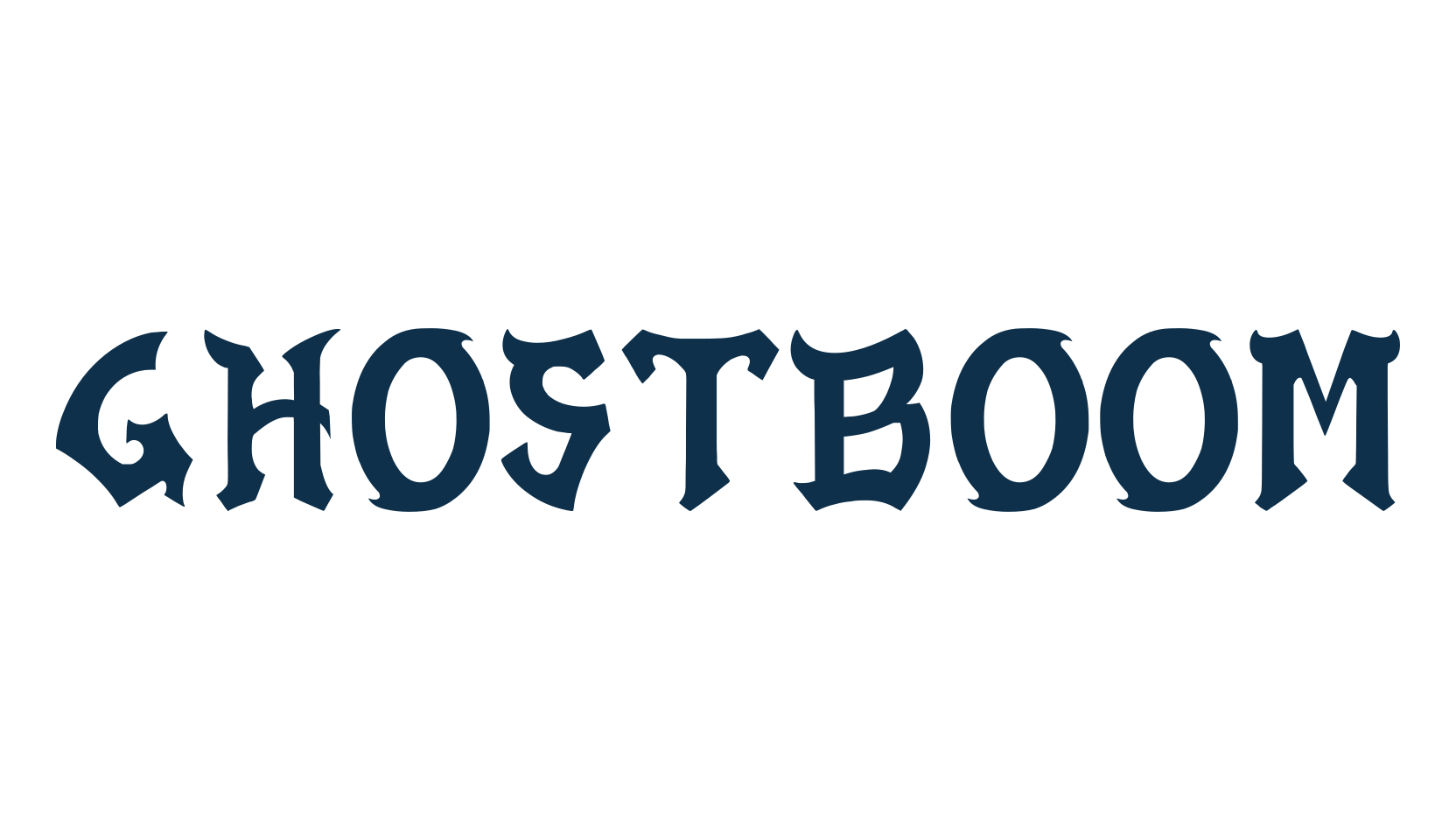 Ghostboom, fancy decorative font preview