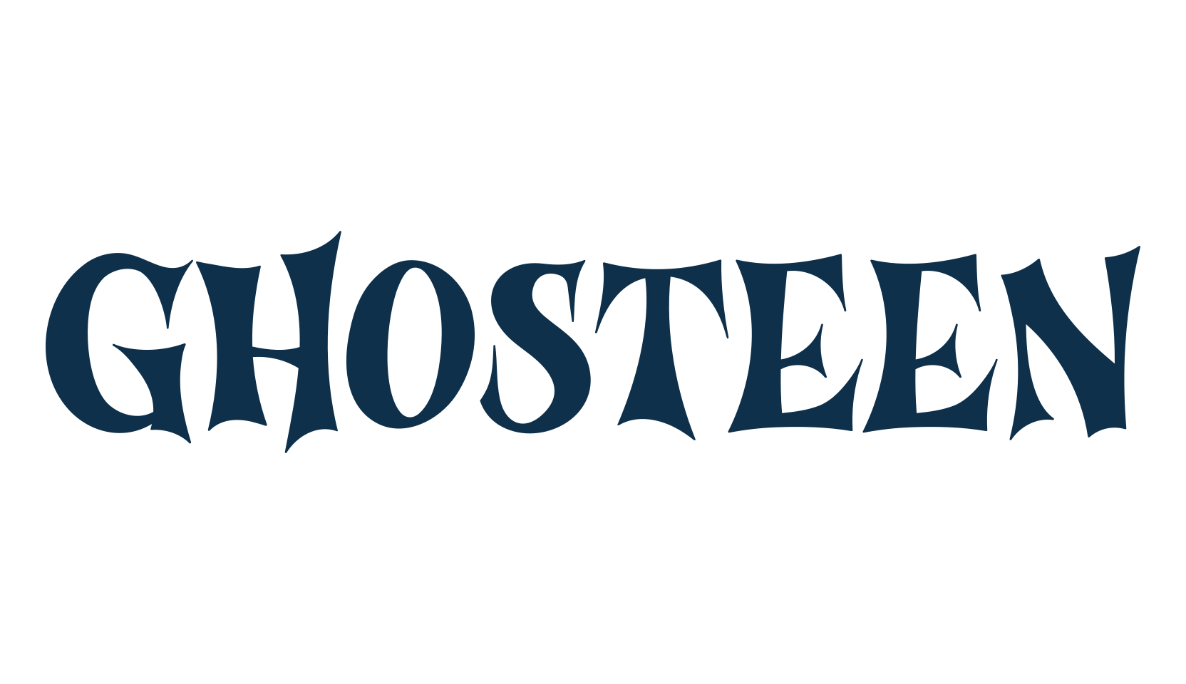 Ghosteen, fancy decorative font preview