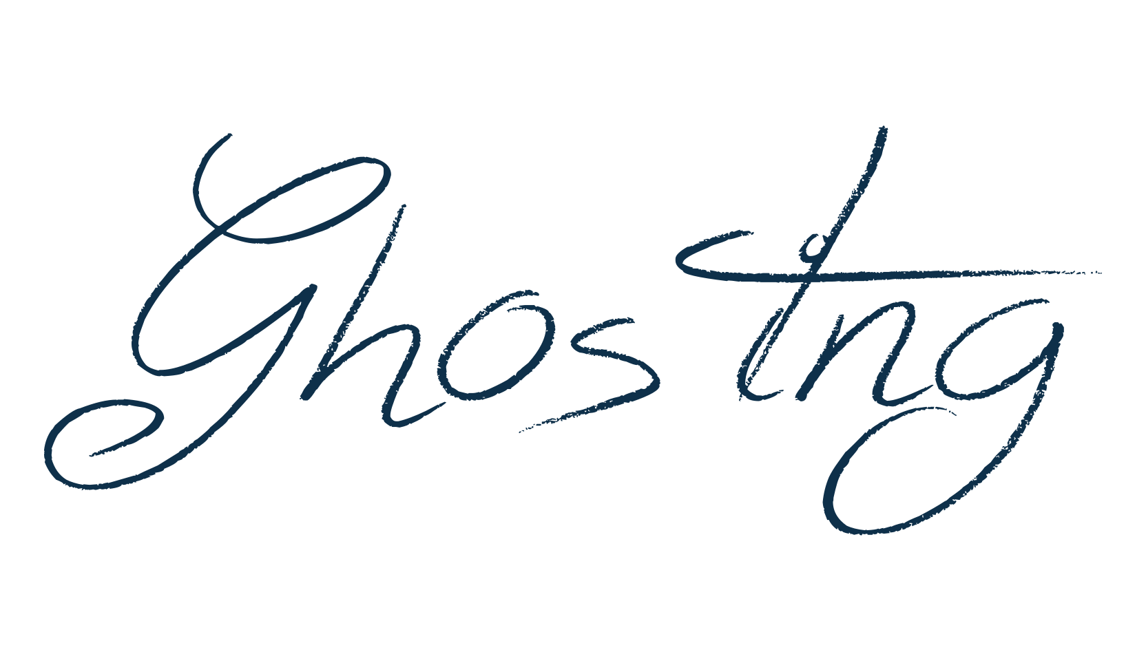 Ghosting, script handwritten fancy decorative calligraphy font preview