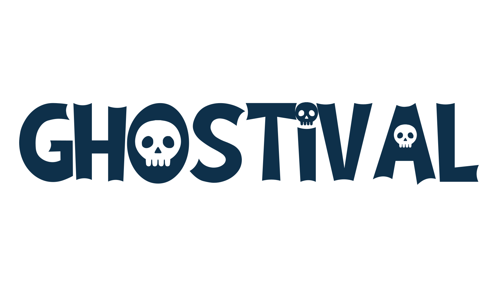 Ghostival, fancy decorative font preview