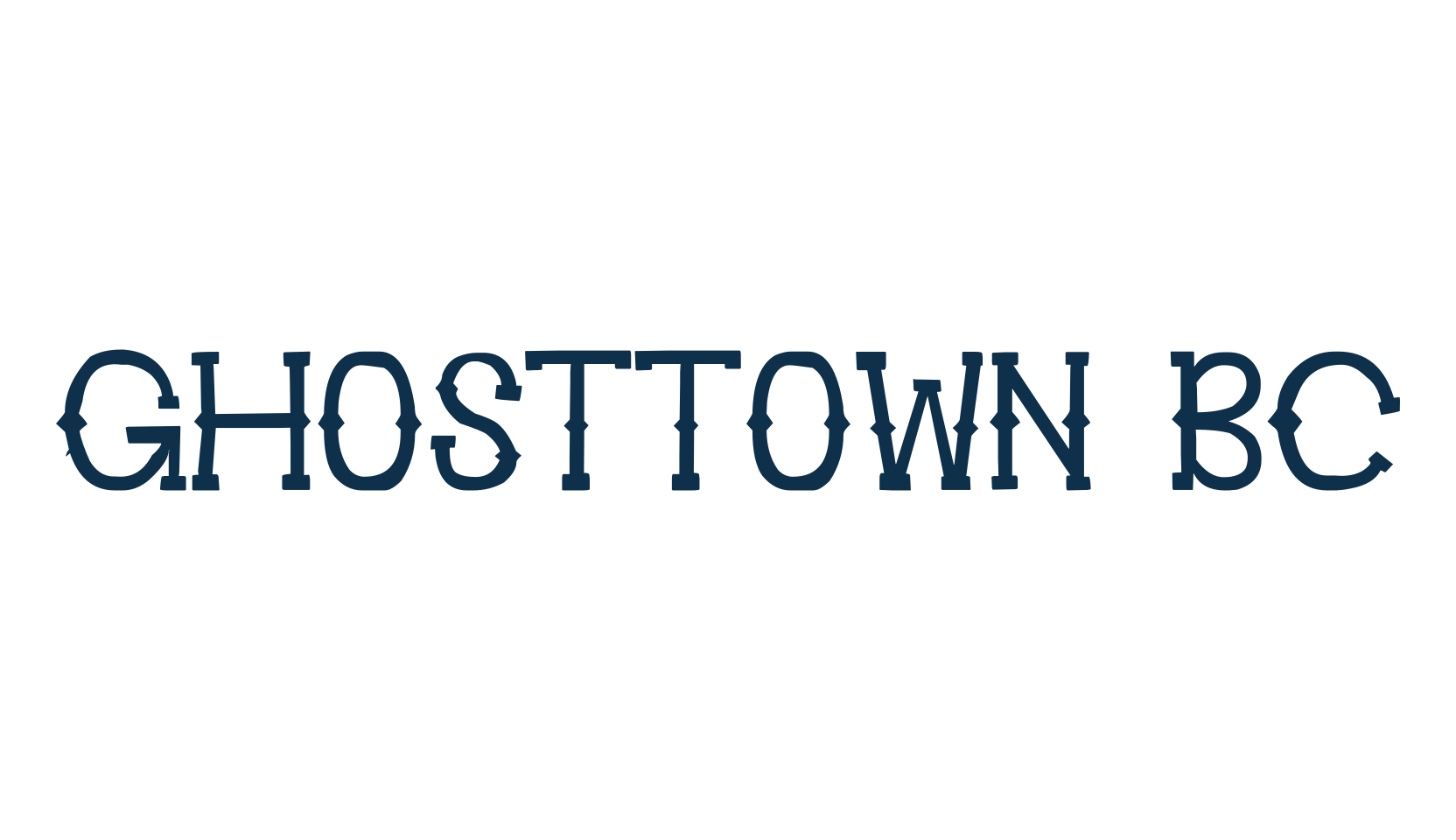 Ghosttown BC, western font preview