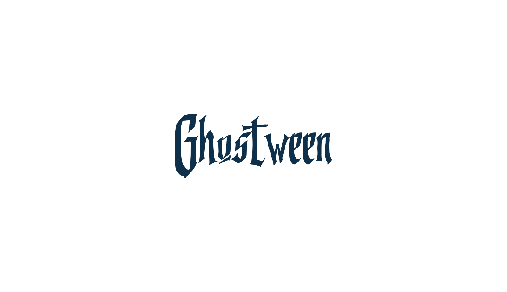 Ghostween, fancy decorative font preview