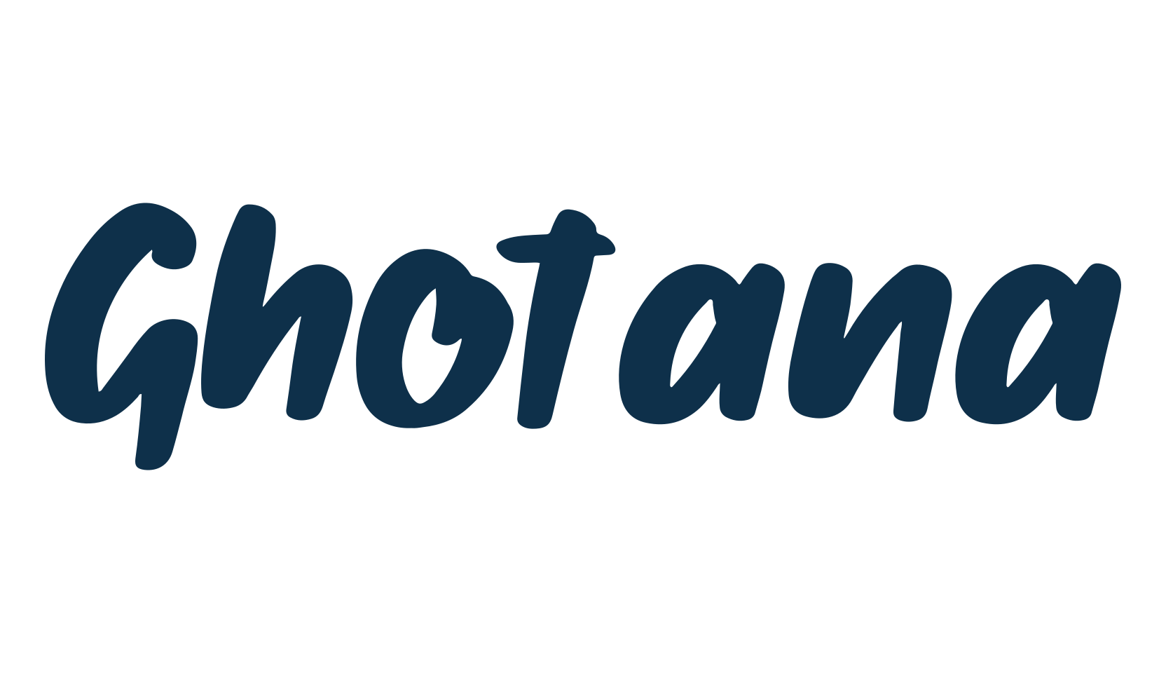 Ghotana, brush font preview