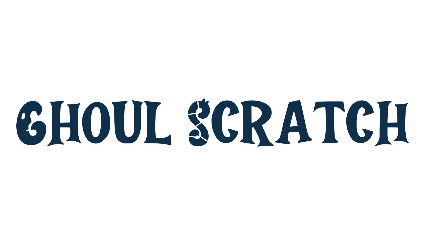 Ghoul Scratch, display market font preview