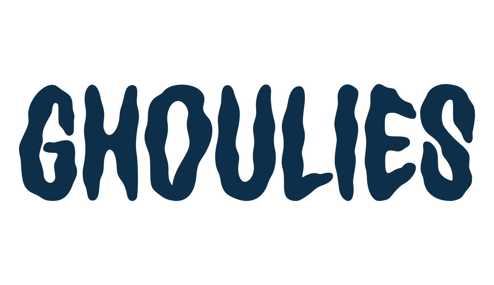 Ghoulies, fancy decorative font preview