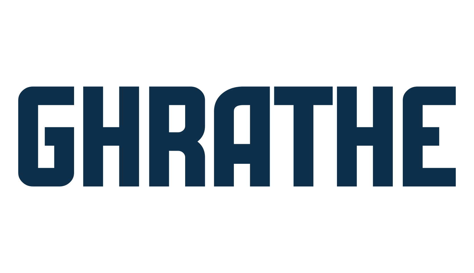 Ghrathe, sans serif font preview