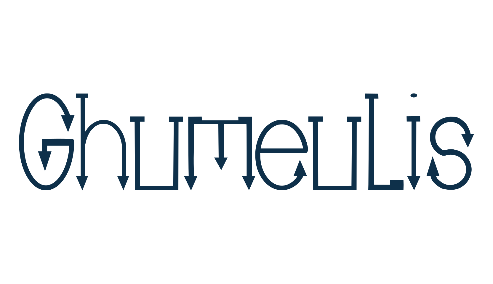 Ghumeulis, gothic modern font preview