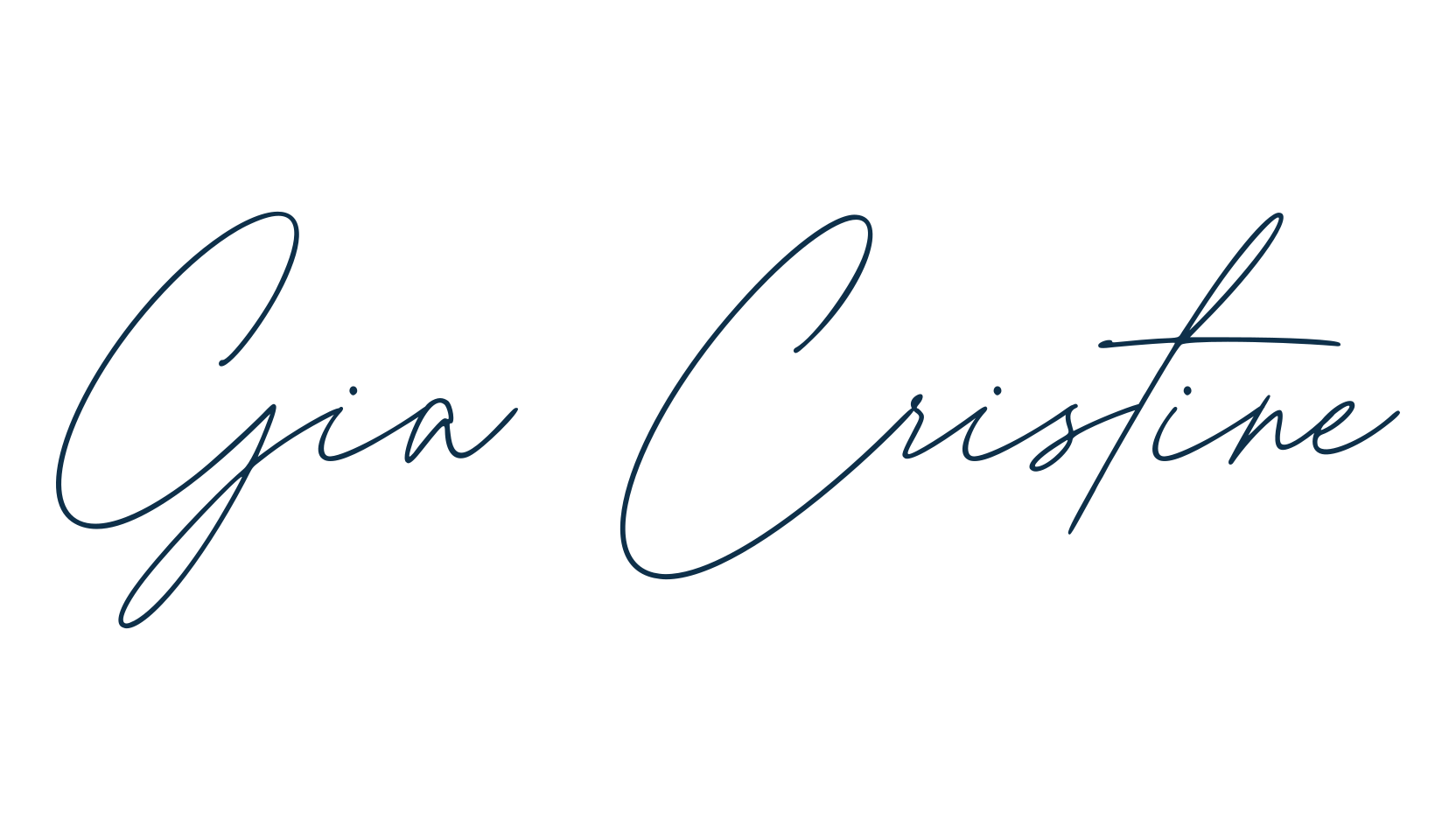 Gia Cristine, script handwritten fancy decorative calligraphy font preview