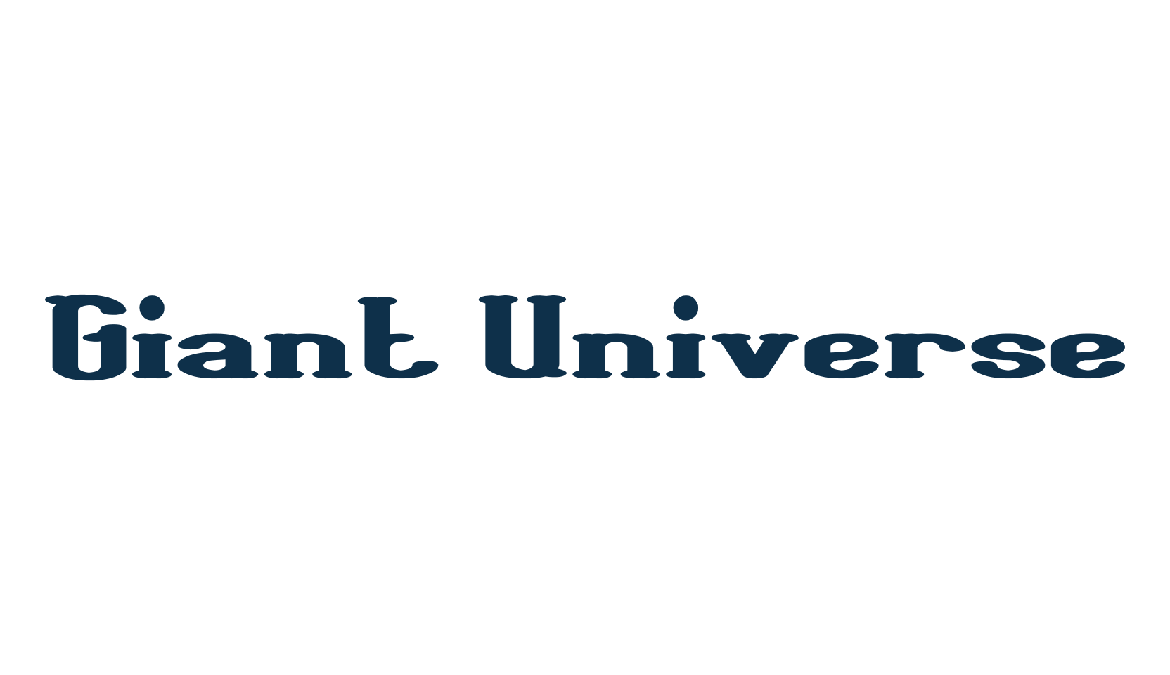 Giant Universe, fancy various decorative font preview