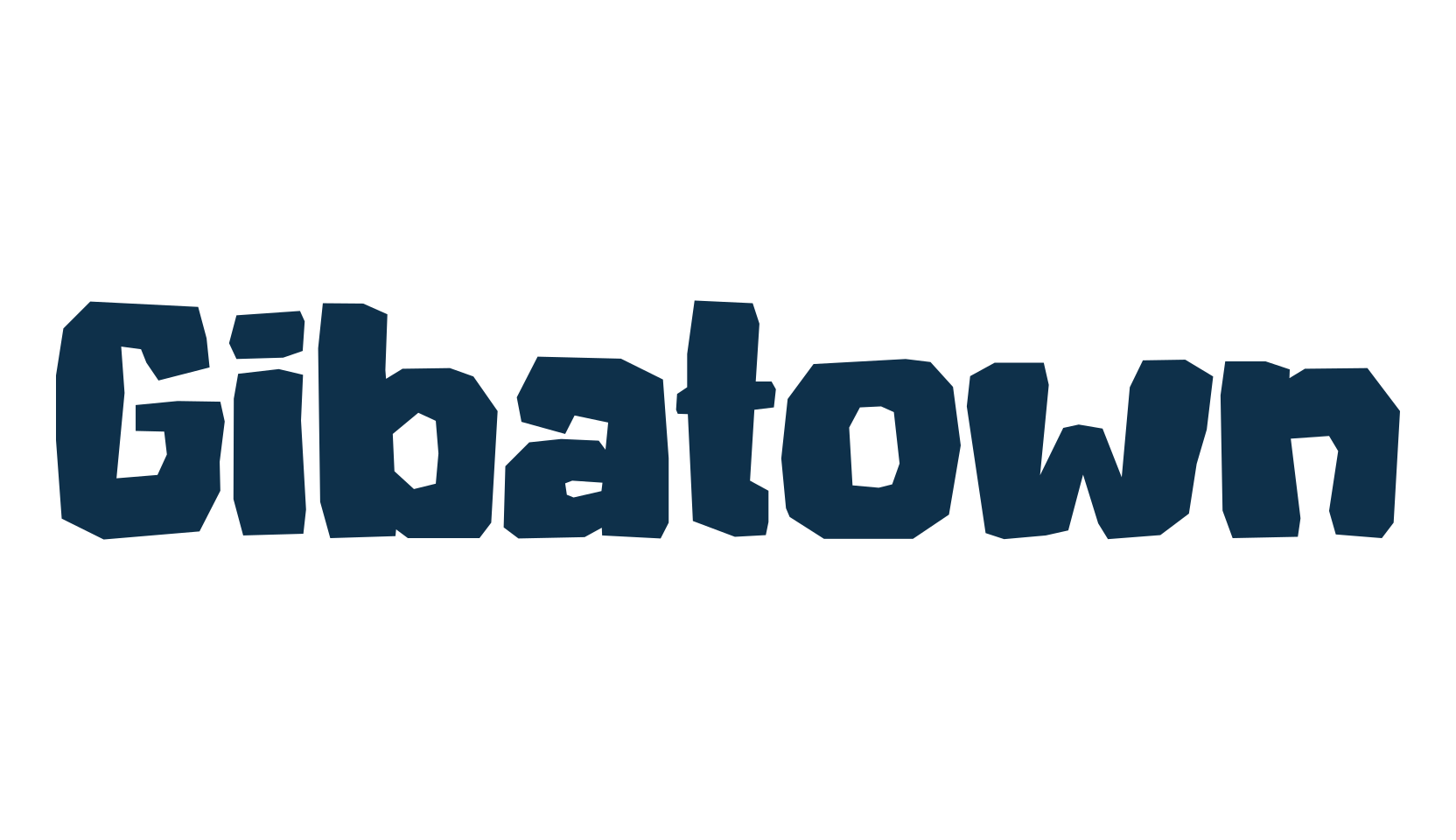 Gibatown, fancy cartoon decorative font preview