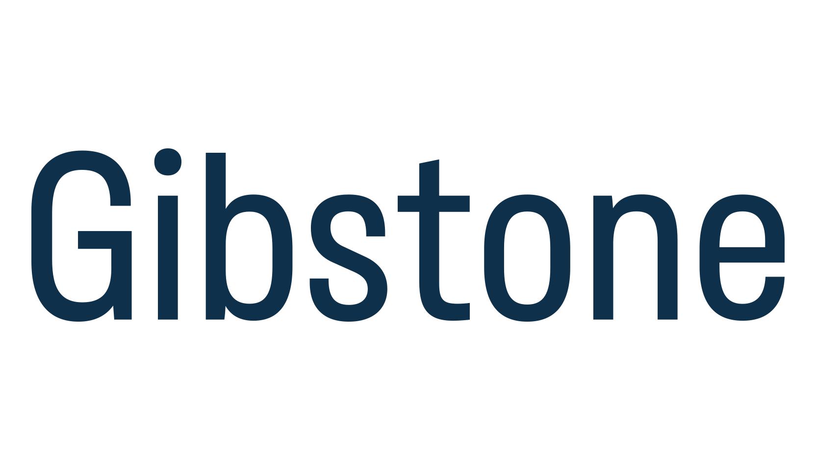 Gibstone, basic sans serif font preview